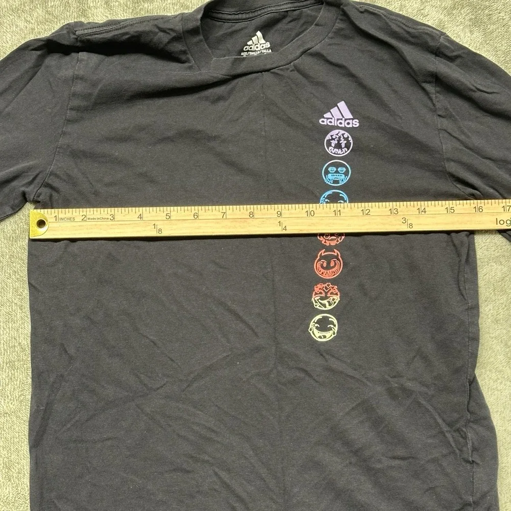 Adidas Shirt Youth Small Black Long Sleeve‎ Gym Tee Casual Boys